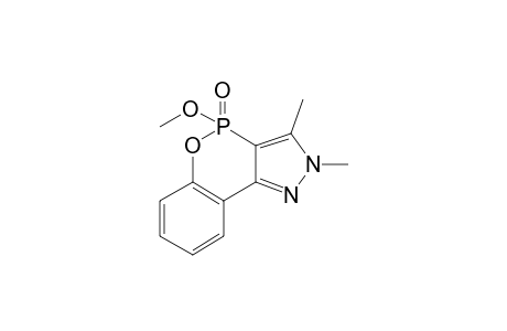 4-Methoxy-2,3-dimethyl-[1,2]benzoxaphosphinino[4,3-c]pyrazole 4-oxide