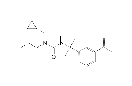 1-(cyclopropylmethyl)-3-[1-(3-isopropenylphenyl)-1-methyl-ethyl]-1-propyl-urea