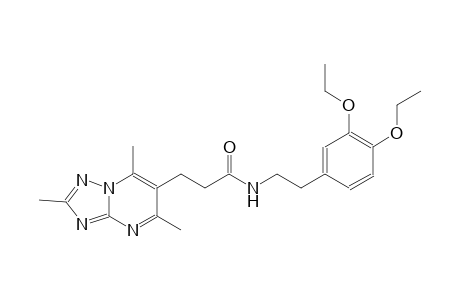 [1,2,4]triazolo[1,5-a]pyrimidine-6-propanamide, N-[2-(3,4-diethoxyphenyl)ethyl]-2,5,7-trimethyl-