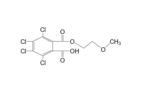 tetrachlorophthalic acid, mono(2-methoxyethyl)ester