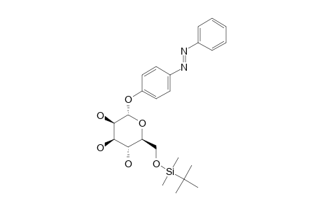 (E)-PARA-(PHENYLAZO)-PHENYL-6-O-TERT.-BUTYLDIMETHYLSILYL-ALPHA-D-MANNOPYRANOSIDE