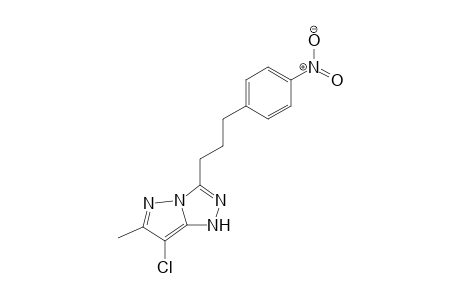 1H-pyrazolo[5,1-c]-1,2,4-triazole, 7-chloro-6-methyl-3-[3-(4-nitrophenyl)propyl]-