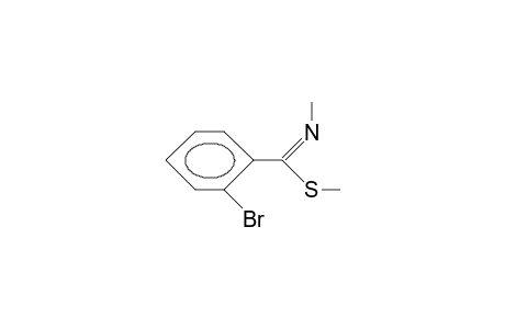 Methyl N-methyl-2'-bromo-thiobenzimidate