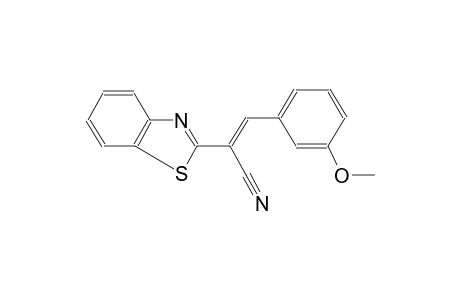 (2E)-2-(1,3-Benzothiazol-2-yl)-3-(3-methoxyphenyl)-2-propenenitrile