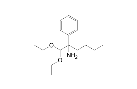 1,1-Diethoxy-2-amino-2-phenylhexane