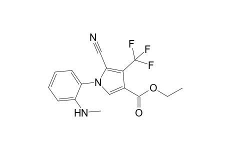 Ethyl N-[2-(methylamino)phenyl]-5-cyano-4-(trifluoromethyl)pyrrol-3-carboxylate