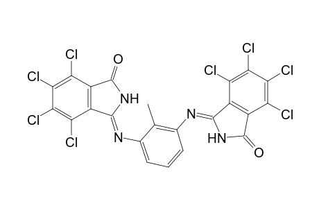 N,N'-(2,6-toluoldiyl)-bis(3-iminotetrachloroisoindolin-1-one), azomethine type