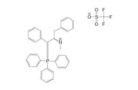 2-METHYLAMINO-1,3-DIPHENYL-PROP-1-ENYL-(TRIPHENYL)-PHOSPHONIUM-TRIFLUOROMETHANESULFONATE;ISOMER-1(E,Z)