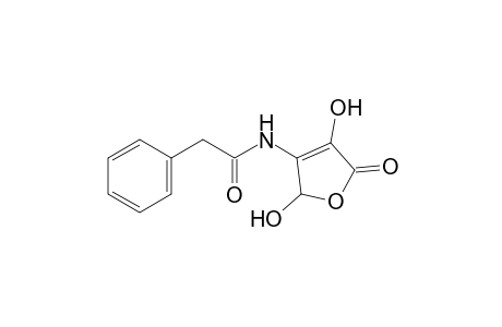 3-(2-phenylacetamido)-2,4,4-trihydroxycrotonic acid, gamma-lactone