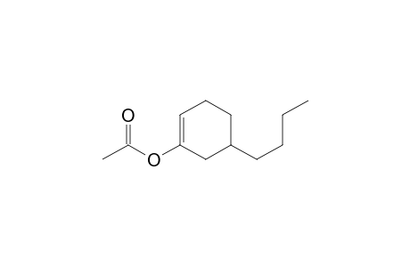 1-Cyclohexen-1-ol, 5-butyl-, acetate