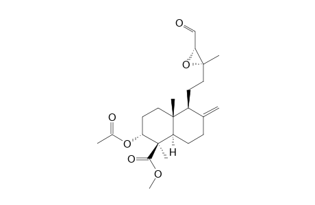 METHYL-3-ALPHA-ACETOXY-13-XI,14-XI-EPOXY-15-FORMYL-LABD-8(17)-EN-19-OATE;DIASTEREOMER-#2