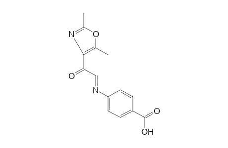 p-{[(2,5-DIMETHYL-4-OXAZOLYL)OXOETHYLIDENE]AMINO}BENZOIC ACID