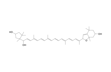 5,8-Epoxy-5,6-dihydro-.beta.,.kappa.-carotene-3,3',6'-triol