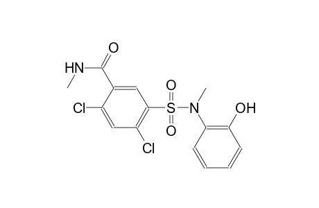 benzamide, 2,4-dichloro-5-[[(2-hydroxyphenyl)methylamino]sulfonyl]-N-methyl-