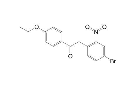 2-(4''-BrOMO-2''-NITROPHENYL)-1-(4'-ETHOXYPHENYL)-ETHANONE