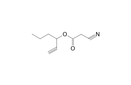 1-hexyn-3-ol, cyanoacetate