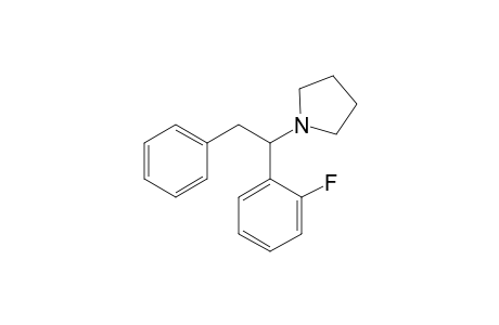 1-(2-Fluorophenyl)-1-pyrrolidino-2-phenylethane