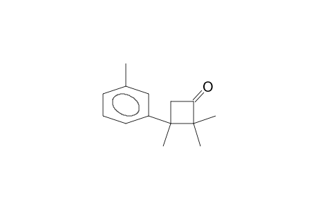 2,2,3-Trimethyl-3-(3-tolyl)-cyclobutanone