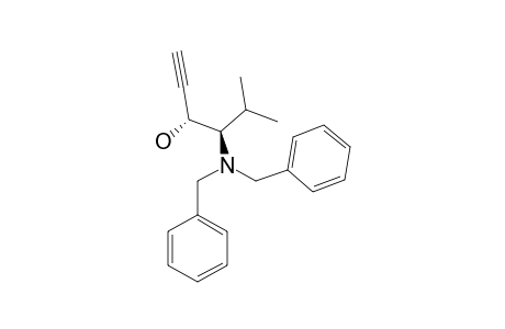 (3R,4S)-4-(DIBENZYLAMINO)-5-METHYLHEX-1-YN-3-OL