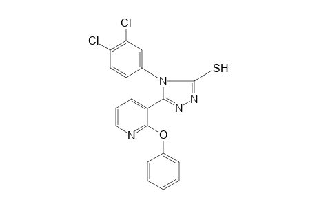 4-(3,4-dichlorophenyl)-5-(2-phenoxy-3-pyidyl)-4H-1,2,4-triazole-3-thiol