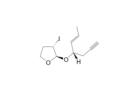 (2R,3S)-3-Iodo-2-((E)-(S)-1-prop-2-ynyl-but-2-enyloxy)-tetrahydro-furan