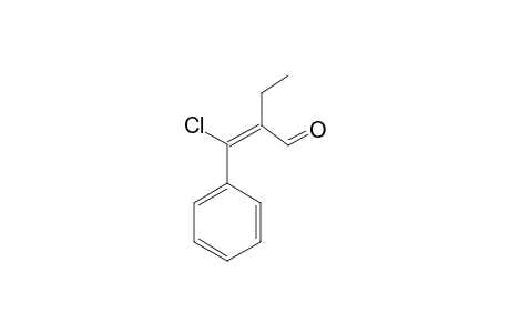 (E)-BETA-CHLORO-ALPHA-ETHYL-BETA-PHENYLACROLEIN