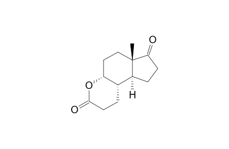 3A-ALPHA-H-4-ALPHA-(3'-PROPIONIC-ACID)-5-ALPHA-HYDROXY-7A-BETA-METHYL-HEXAHYDRO-1-INDANONE-DELTA-LACTONE