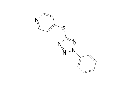 2-Phenyl-2H-tetraazol-5-yl 4-pyridinyl sulfide