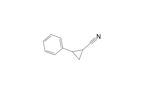 Cyclopropanecarbonitrile, 2-phenyl-, trans-