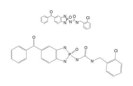 N-METHYL-(ORTHO-CHLOROPHENYL)-N'-(2,3-DIHYDRO-2-OXIDO-5-BENZOYL-1H-1,3,2-BENZODIAZAPHOSPHOL-2-YL)-UREA