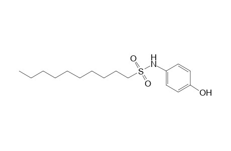 Decanesulfonamide, N-(4-hydroxyphenyl)-