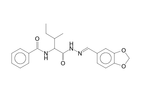 N-(1-([(2Z)-2-(1,3-Benzodioxol-5-ylmethylene)hydrazino]carbonyl)-2-methylbutyl)benzamide