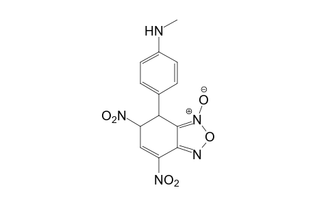 4,5-dihydro-5,7-dinitro-4-[p-(methylamino)phenyl]benzofurazan, 3-oxide