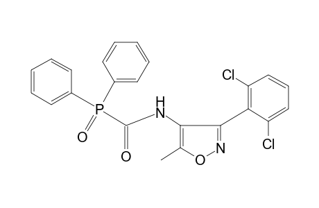 N-[3-(2,6-dichlorophenyl)-5-methyl-4-isoxazolyl]-1-(diphenylphosphinyl)formamide