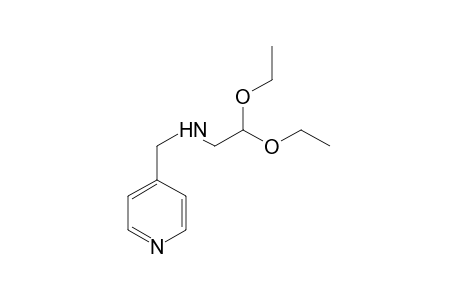 [(4-pyridylmethyl)amino]acetaldehyde, diethyl ester