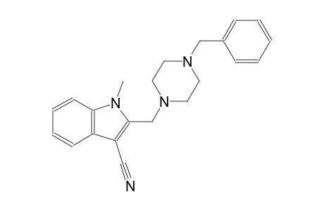 2-[(4-benzyl-1-piperazinyl)methyl]-1-methyl-1H-indole-3-carbonitrile