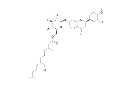 4'-O-METHYLBUTIN-7-O-[(6''->1''')-3''',11'''-DIMETHYL-7'''-HYDROXYMETHYLENEDODECANYL]-BETA-D-GLUCOPYRANOSIDE