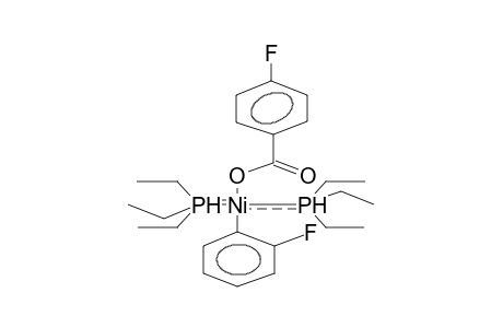 BIS(TRIETHYLPHOSPHINE)(2-FLUOROPHENYL)NICKEL 4-FLUOROBENZOATE