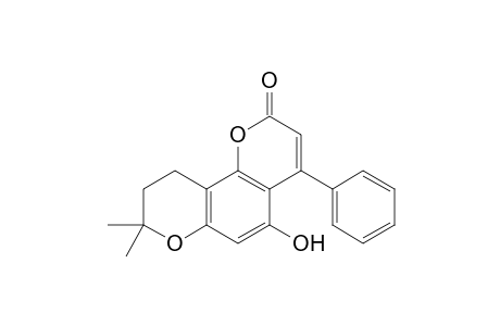 5-HYDROXY-8,8-DIMETHYL-4-PHENYL-9,10-DIHYDRO-8-H-PYRANO-[2.3-F]-CHROMEN-2-ONE