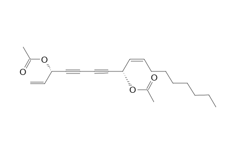 (3S,8S,Z)-HEPTADECA-1,9-DIEN-4,6-DIYNE-3,8-DIYL-DIACETATE