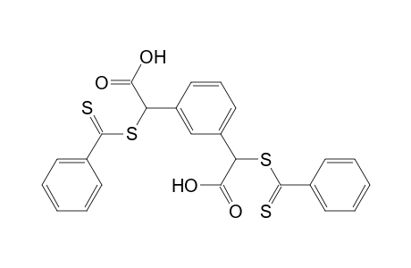 D,L-1,3-phenylene-bis{[(thiobenzoyl)thio]acetic acid}