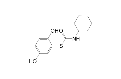 S-(2,5-Dihydroxyphenyl) cyclohexylthiocarbamate