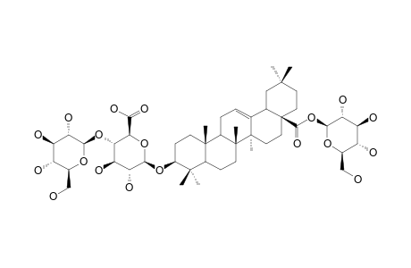 3-O-BETA-[GLUCOPYRANOSYL-(1->4)-GLUCURONOPYRANOSYL]-OLEANOLIC-ACID-28-O-GLUCOPYRANOSYLESTER