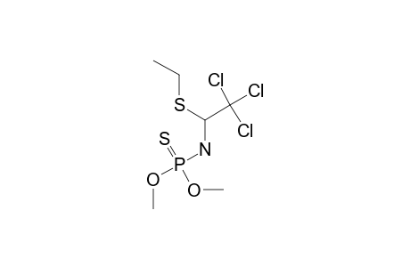 O,O-DIMETHYLTHIOPHOSPHORSAEURE-N-(1-ETHYLTHIO-2,2,2-TRICHLORETHYL)-AMIDE