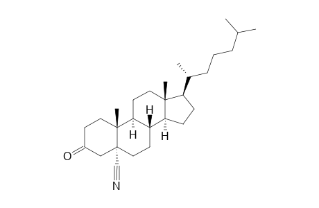 5-Cyano-5a-cholestan-3-one