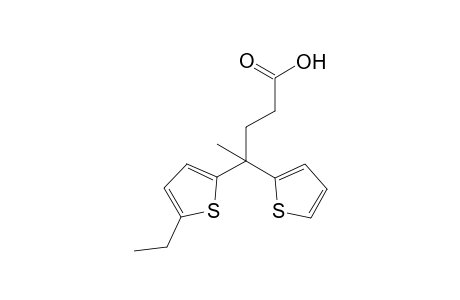 5-ETHYL-gamma-METHYL-gamma-2-THIENYL-2-THIOPHENEBUTYRIC ACID