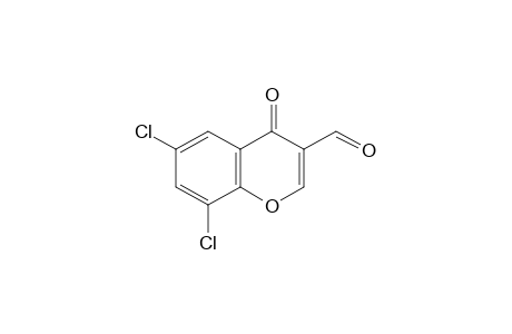 6,8-dichloro-4-oxo-4H-1-benzopyran-3-carboxaldehyde