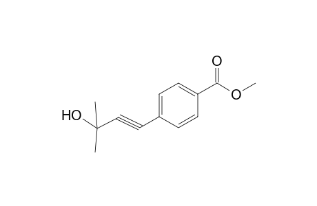 p-(3-hydroxy-3-methyl-1-butynyl)benzoic acid, methyl ester