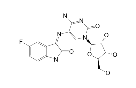 3-(CYTIDIN-5-YL)-IMINO-5-FLUORO-2,3-DIHYDRO-1H-INDOL-3-ONE