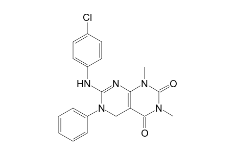 Pyrimido[4,5-d]pyrimidine-2,4(1H,3H)-dione, 7-[(4-chlorophenyl)amino]-5,6-dihydro-1,3-dimethyl-6-phenyl-